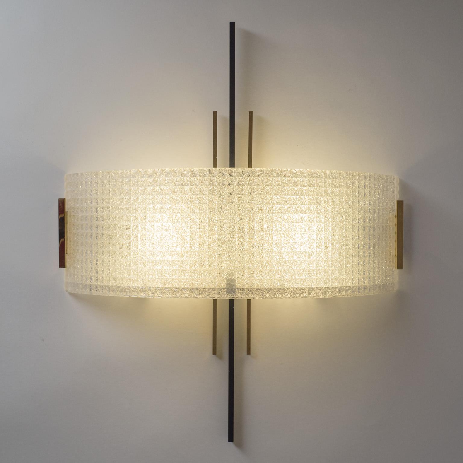 Large French Wall Light by Arlus, 1950s For Sale 5