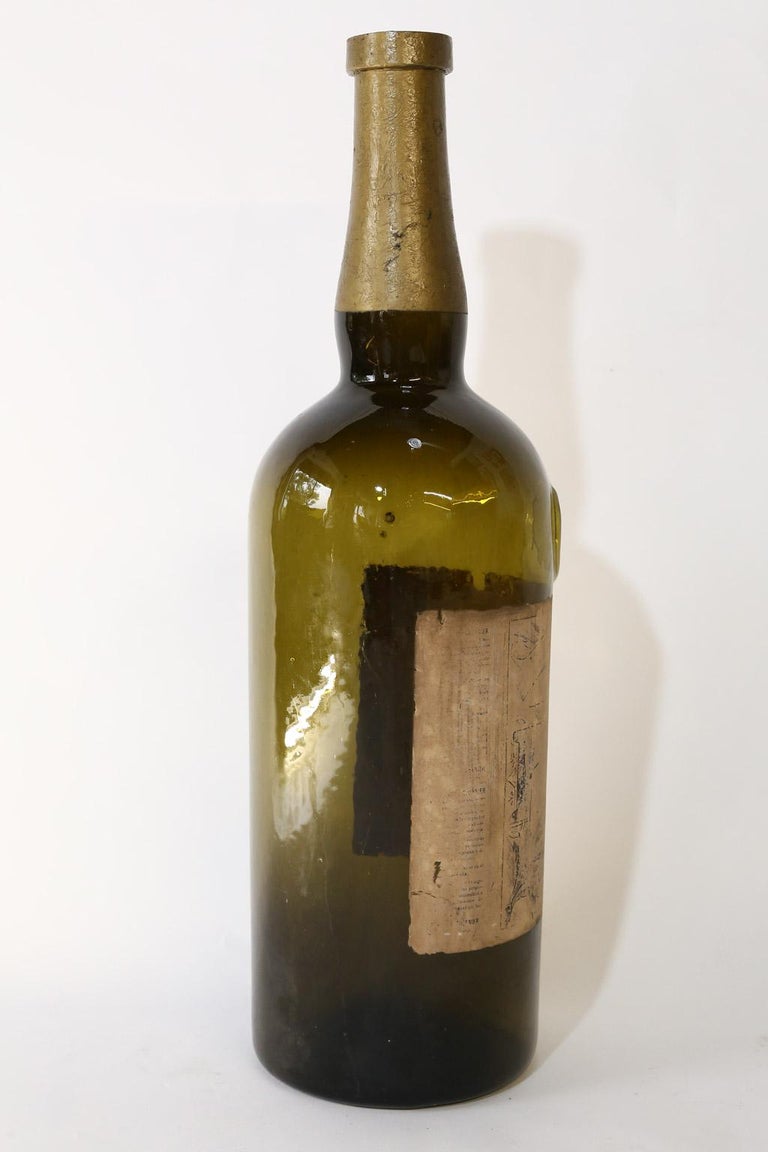 Large French Wine Bottle For Sale at 1stdibs