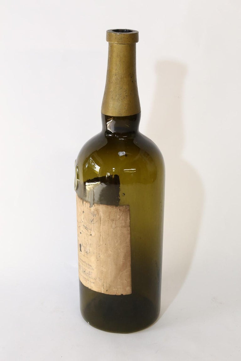 Large French Wine Bottle For Sale at 1stdibs