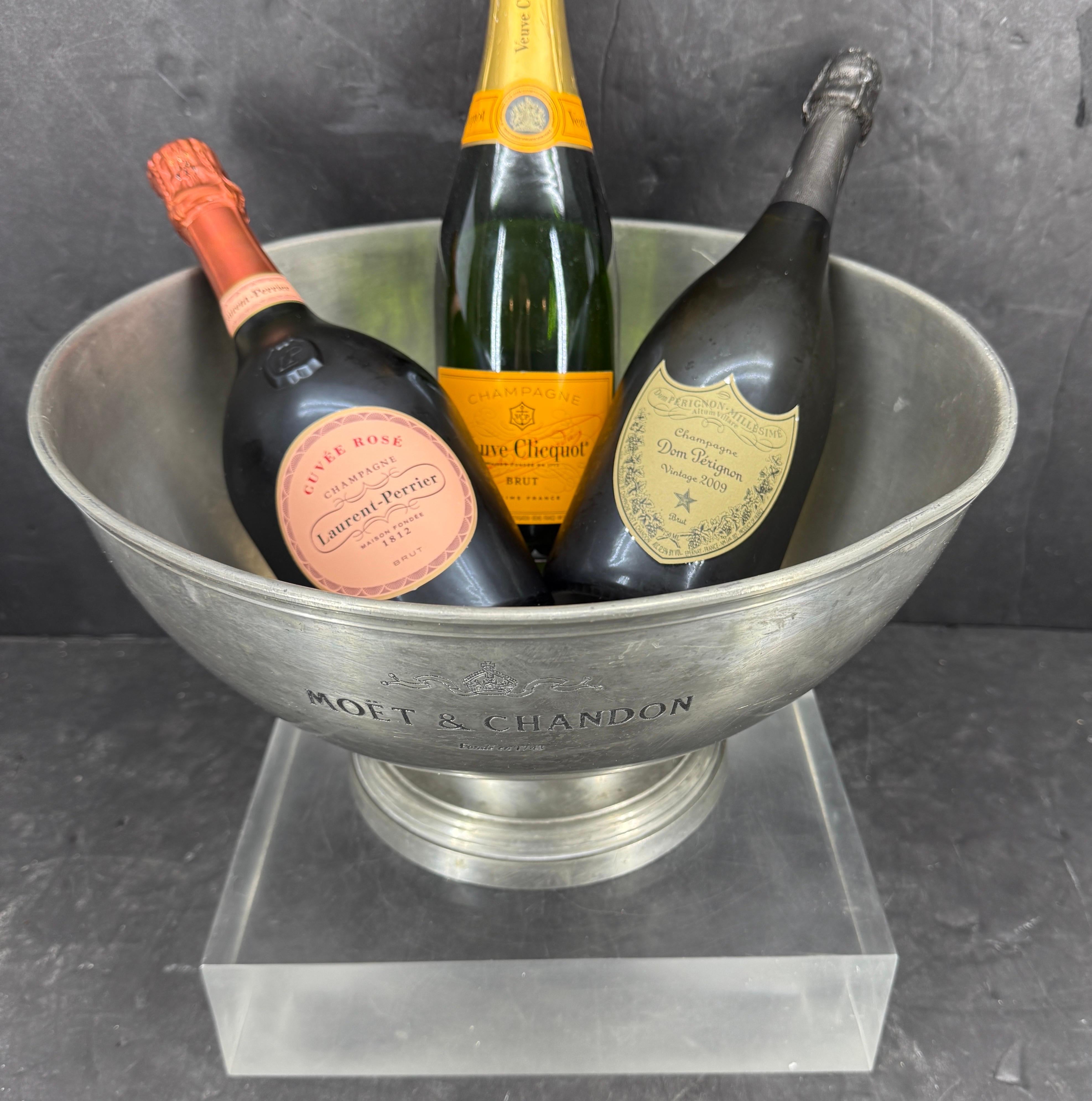 Large French Wine Champagne Bucket Cooler For MOËT CHANDON For Sale 4