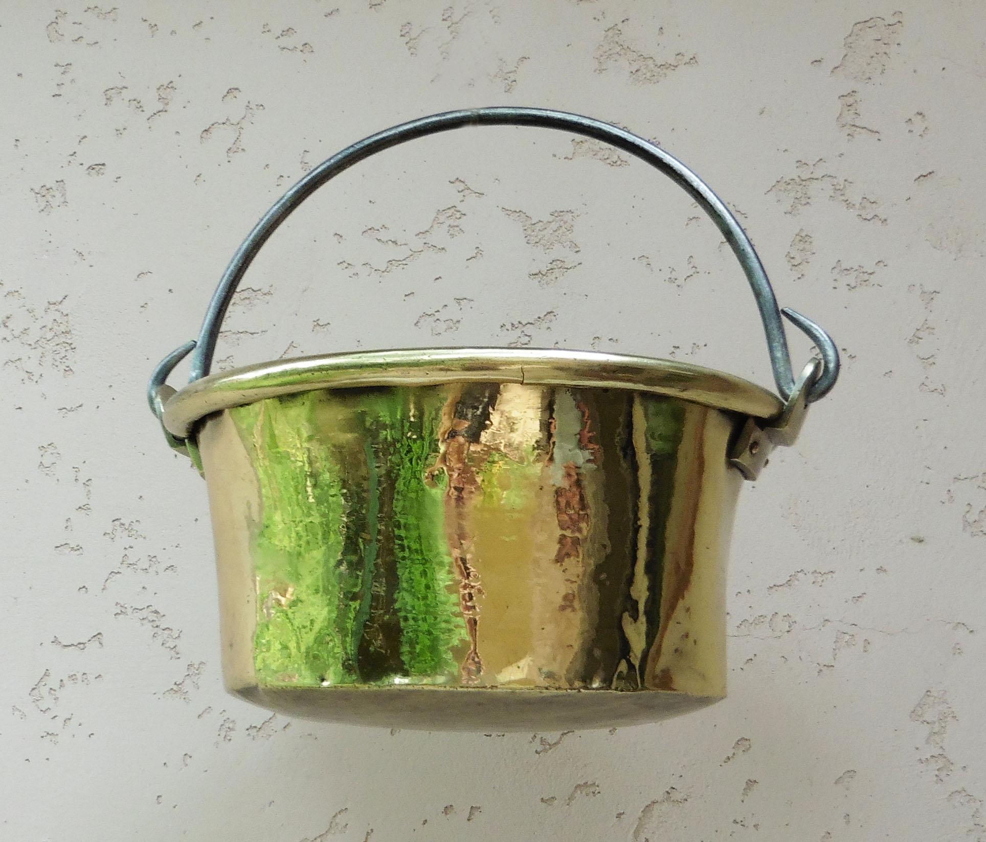 Large French Wire Salad Basket, circa 1940 6