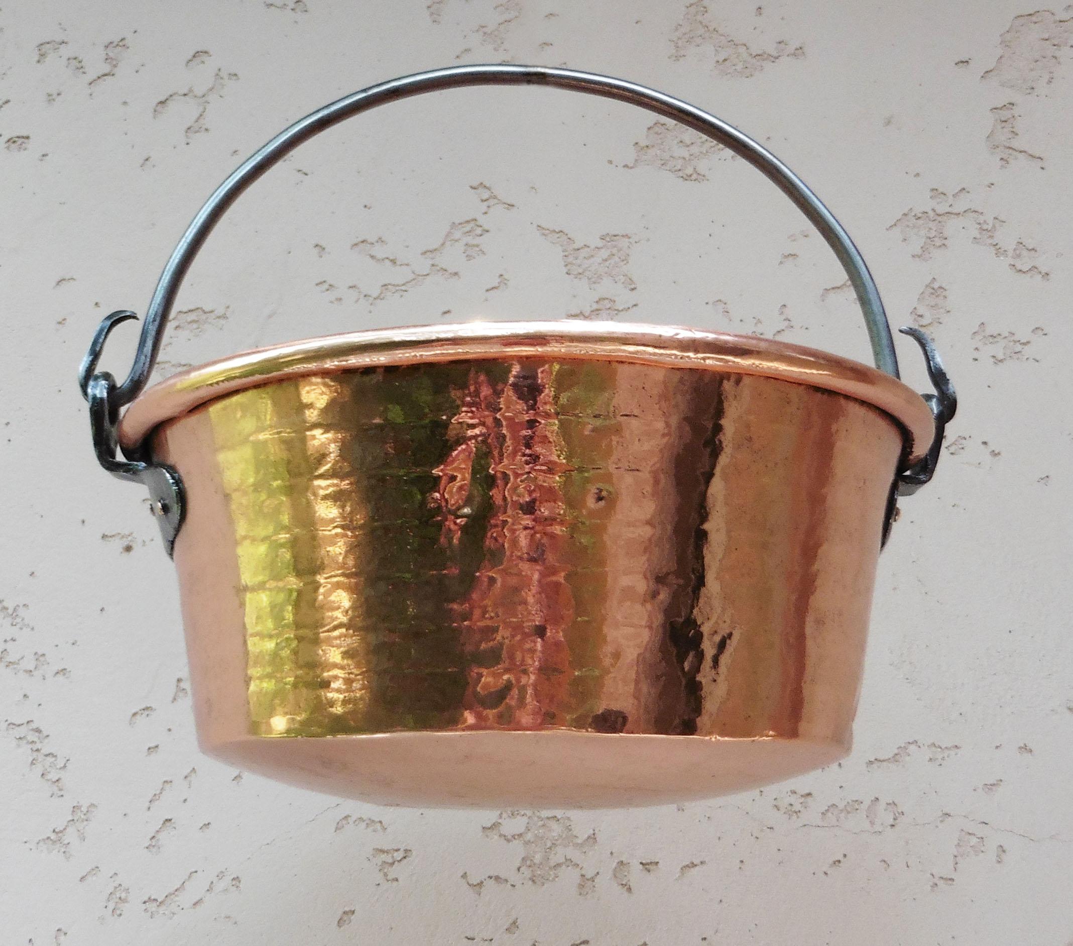 Large French Wire Salad Basket, circa 1940 4