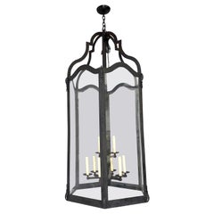 Large French Wrought Iron Lantern