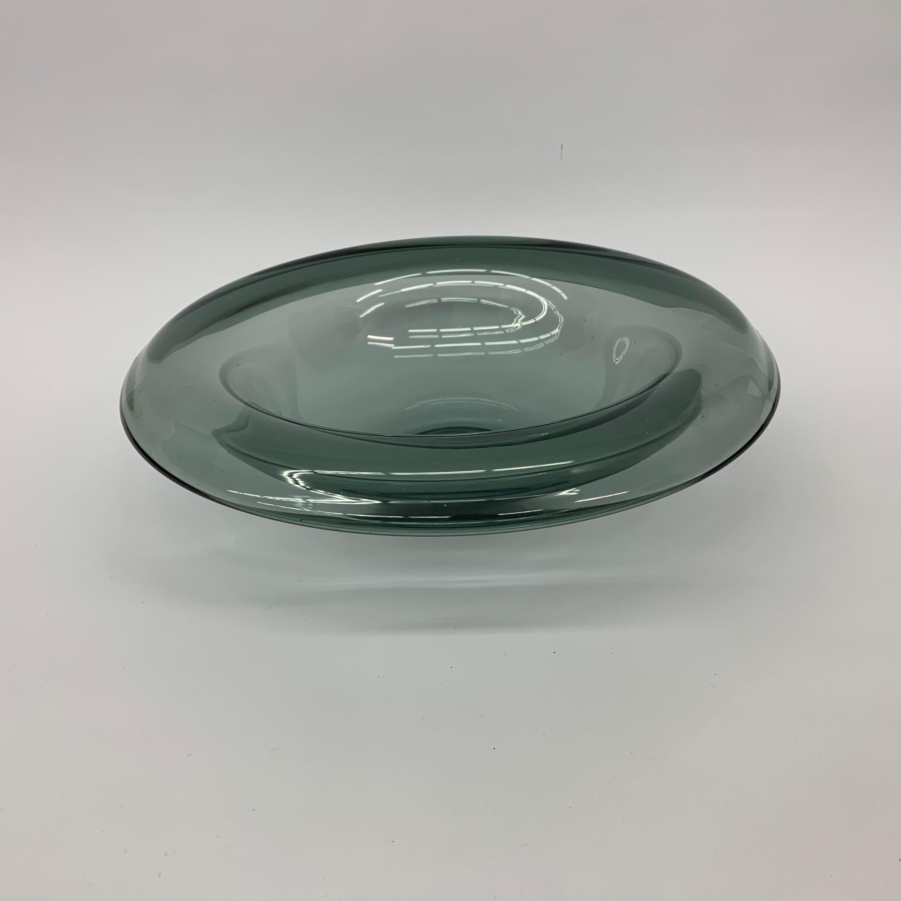 Verre d'art Grand bol à fruits d'Andries Dirk Copier pour Leerdam en vente