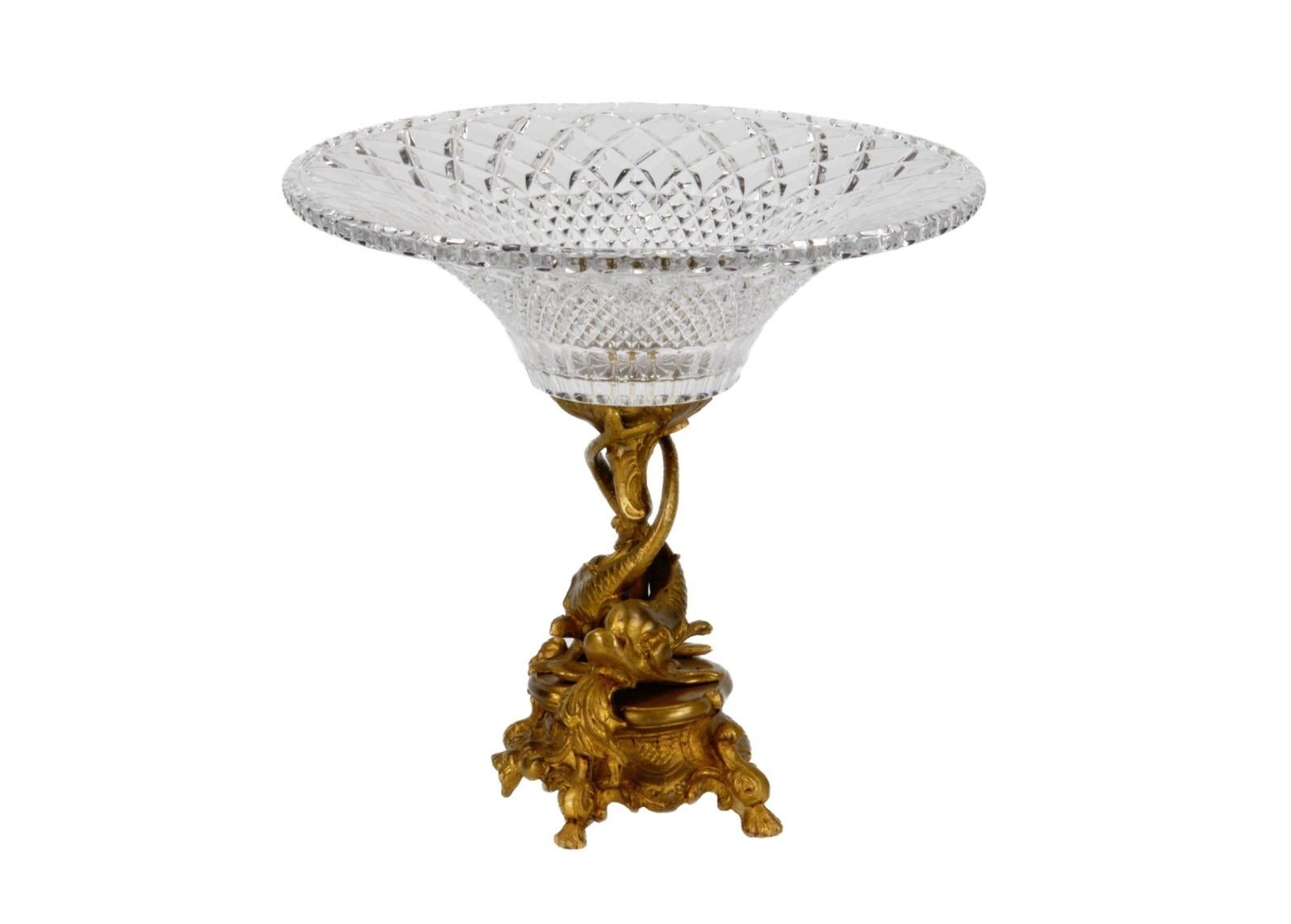 Fait main Grand vase à fruits Napoléon III, Empire 19e siècle VIDÉO en vente