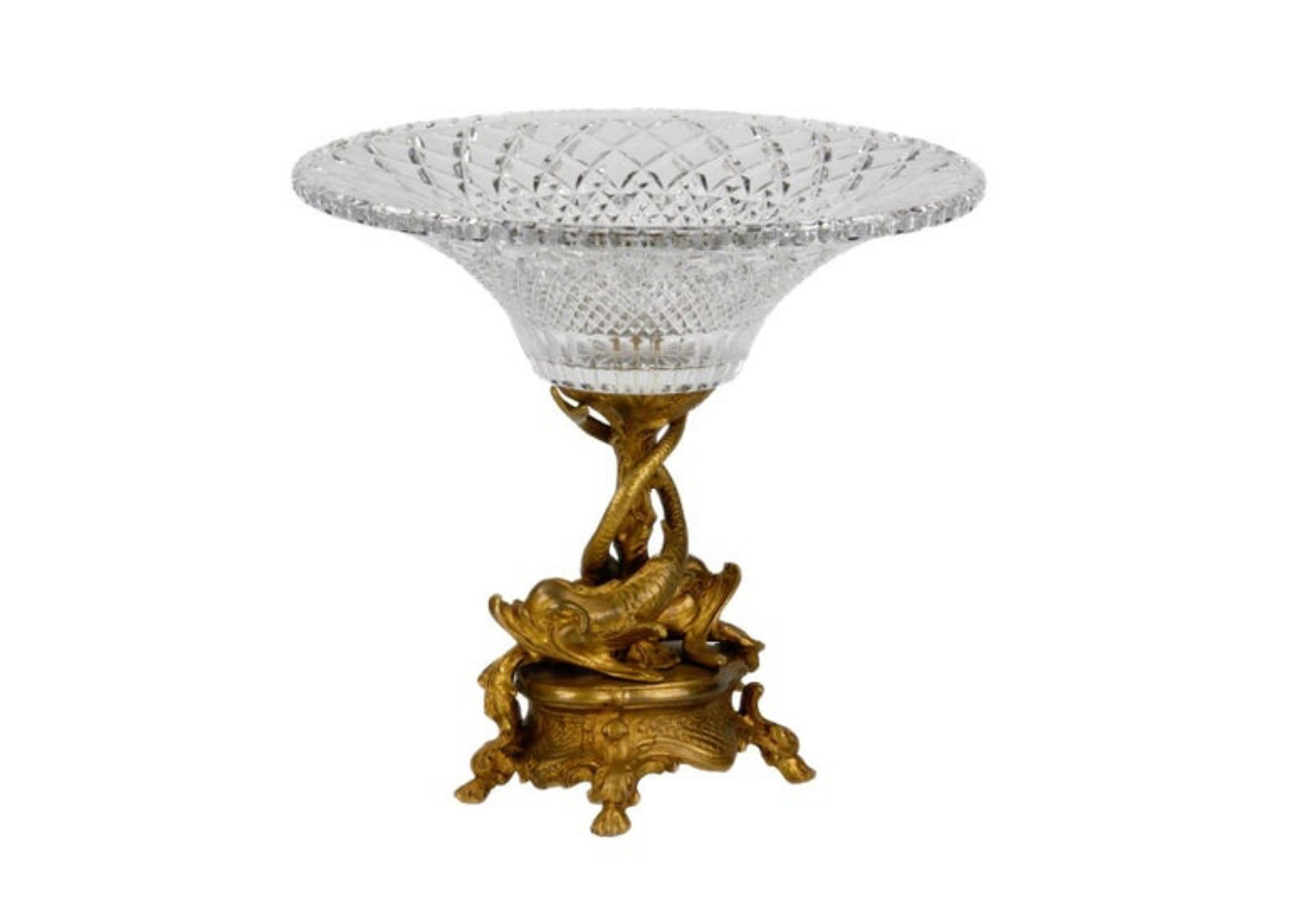 Grand vase à fruits Napoléon III, Empire 19e siècle Bon état - En vente à Madrid, ES