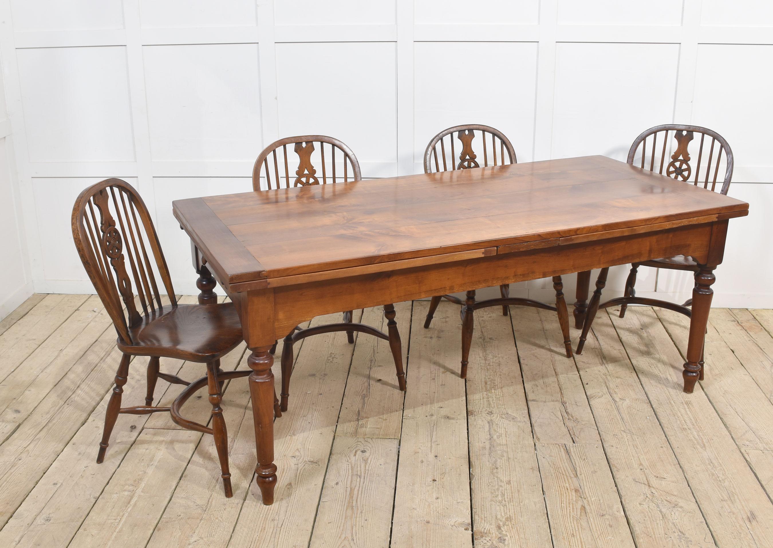 19th Century Large fruitwood farmhouse table For Sale