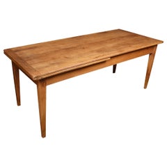 Large Fruitwood Farmhouse Table