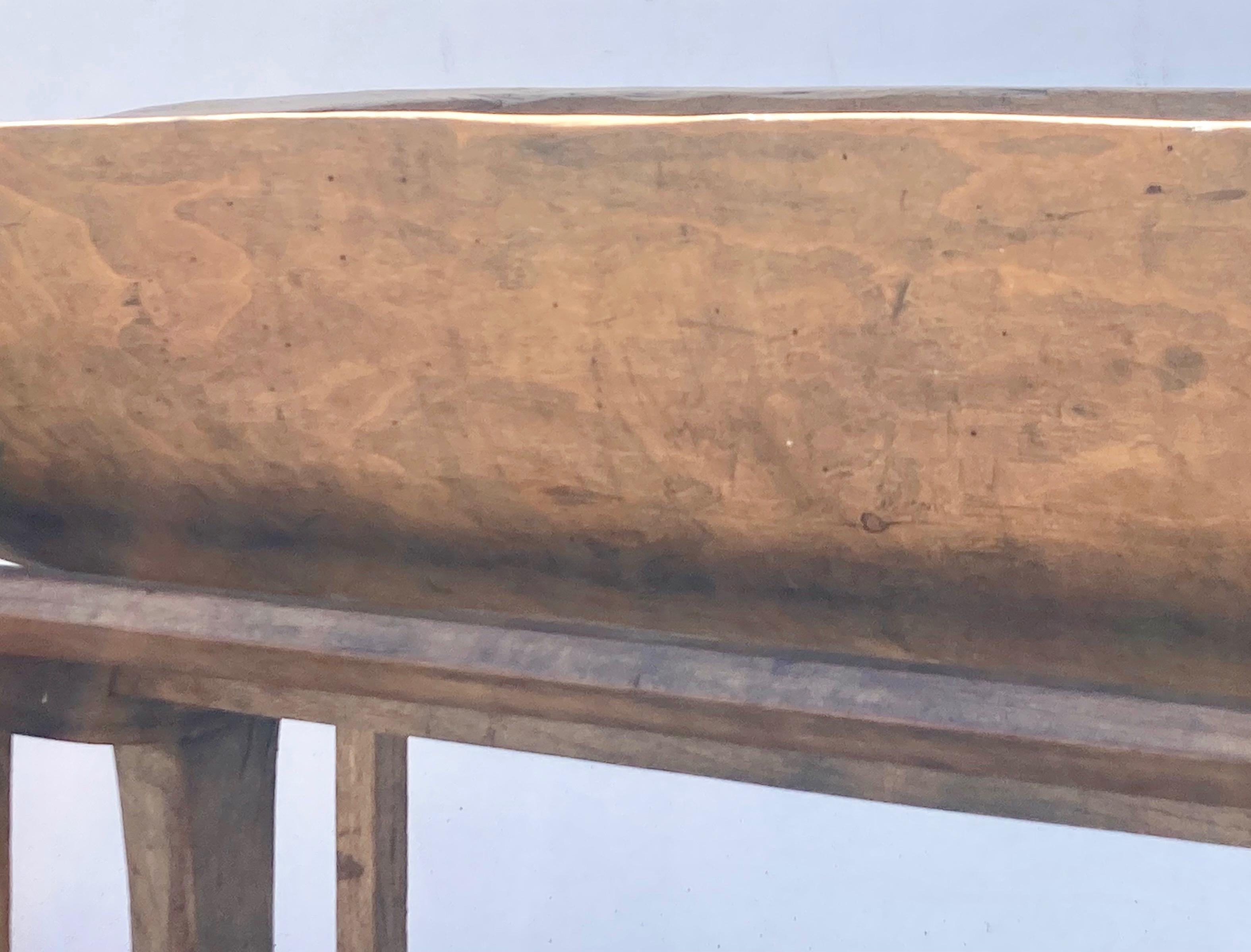 Country Grande trog o ciotola per l'impasto in legno di frutta su supporto in Oak in vendita