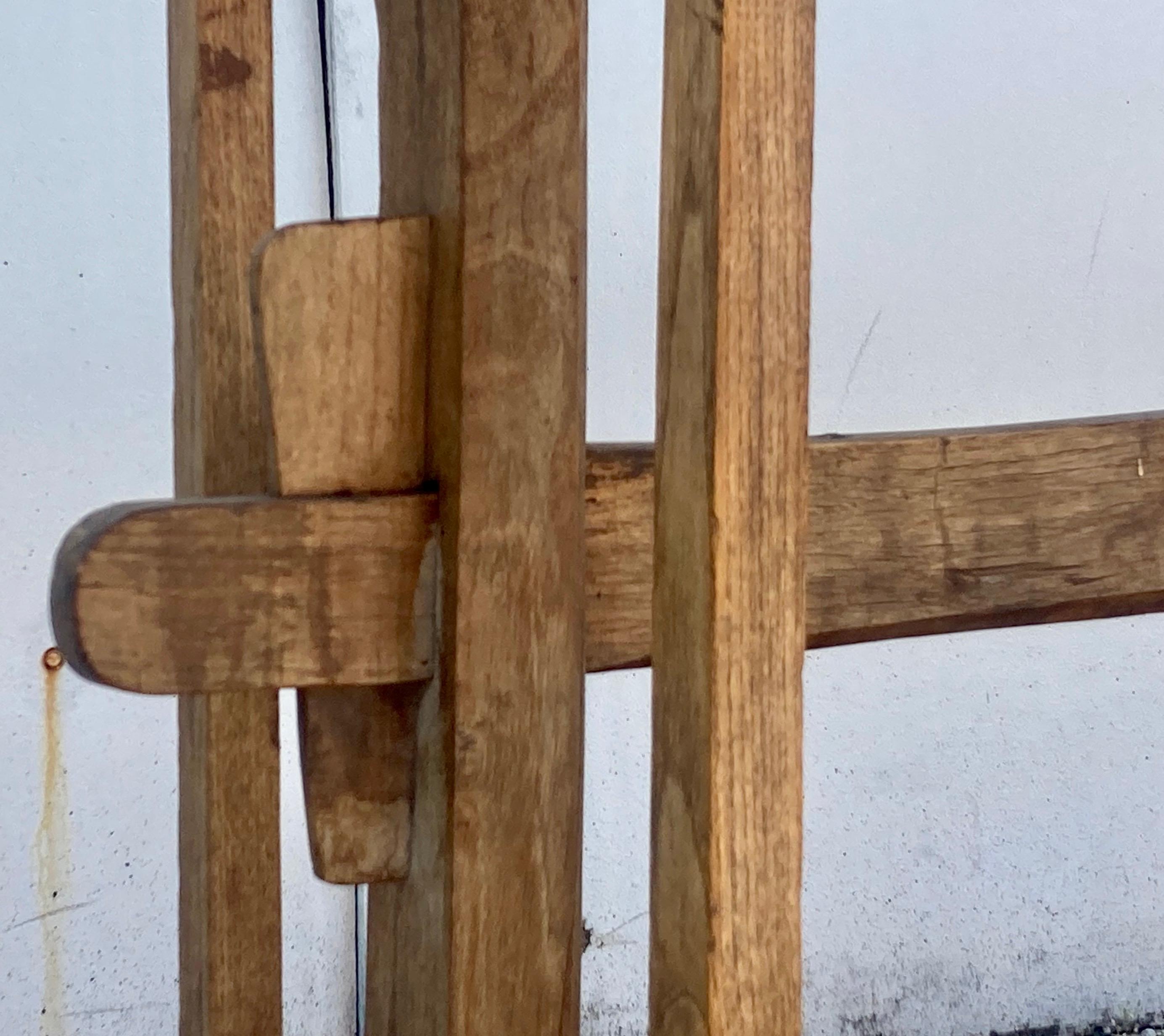 Ungherese Grande trog o ciotola per l'impasto in legno di frutta su supporto in Oak in vendita