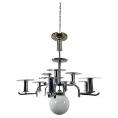 Large Functionalist/Bauhaus Chandelier