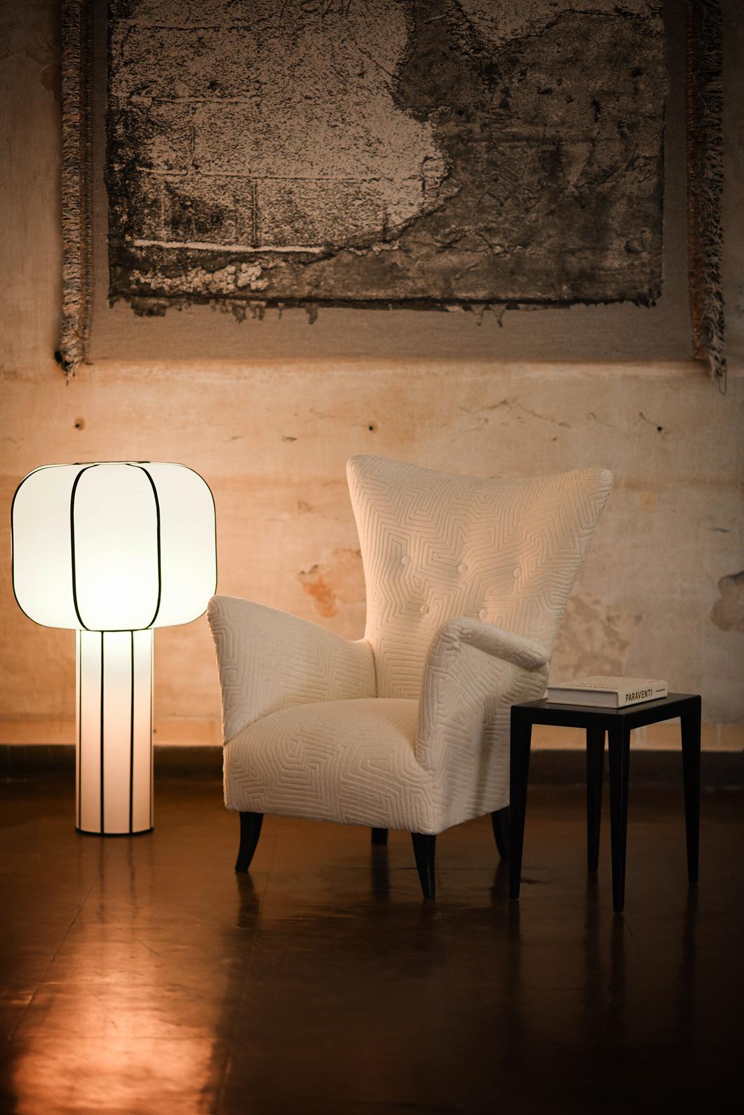 Grande lampe Fungo en parchemin - Éditions Molto en vente 7
