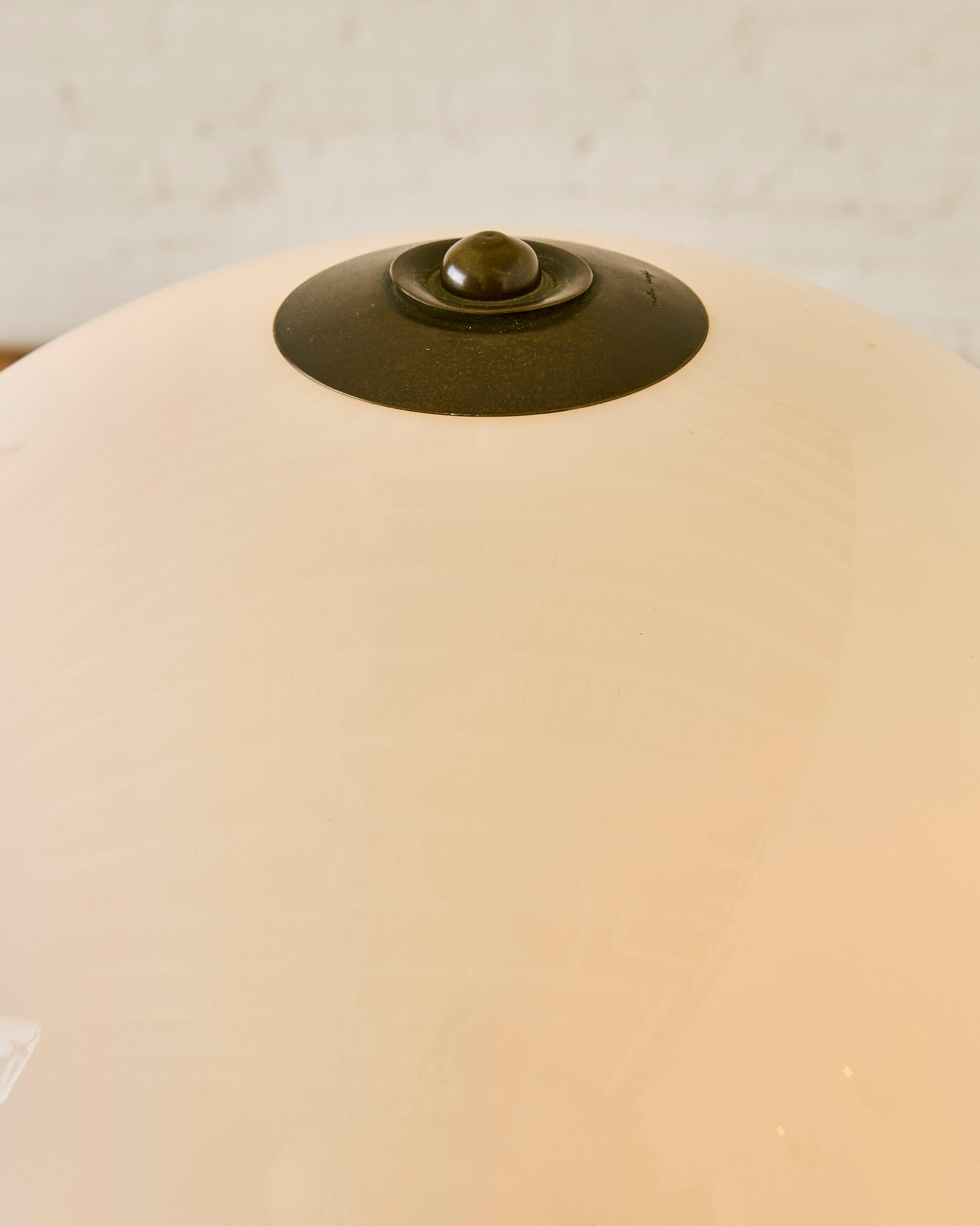 Late 20th Century Large Fungo Table Lamp by Gabriella Crespi For Sale