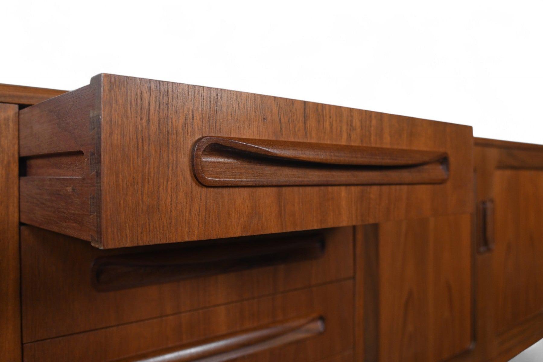 Large G Plan Fresco Credenza in Teak #2 For Sale 5