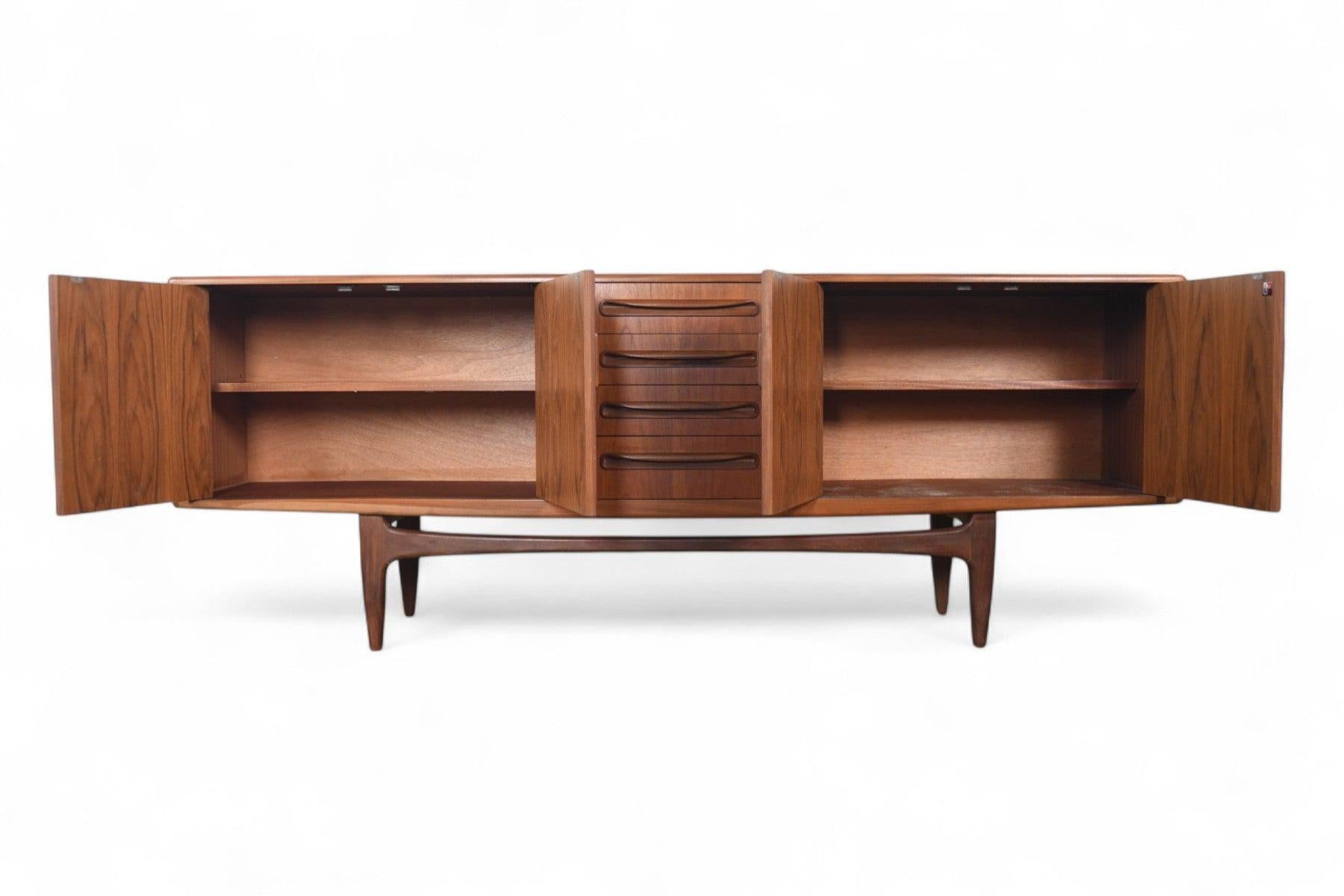 English Large G Plan Fresco Credenza in Teak #2 For Sale