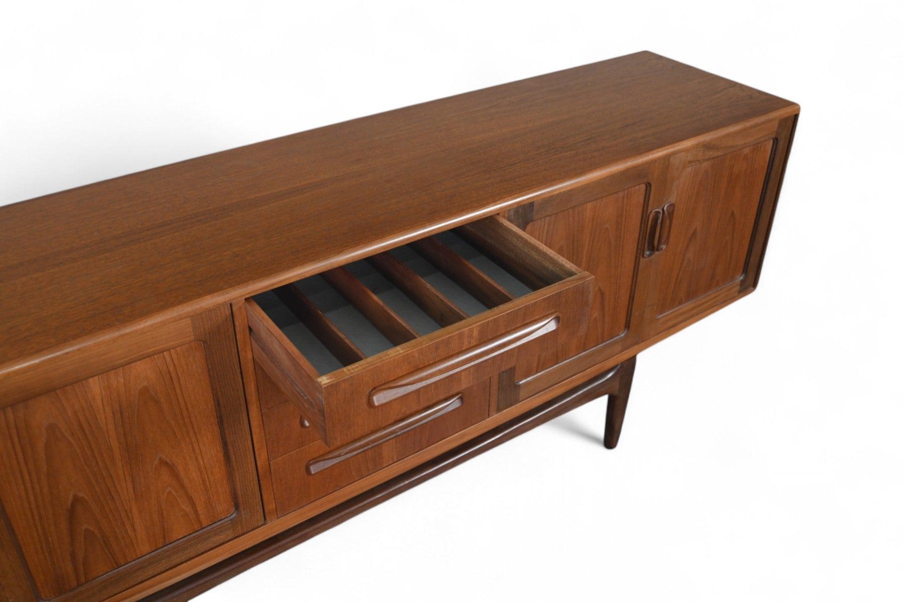 Large G Plan Fresco Credenza in Teak #2 For Sale 2