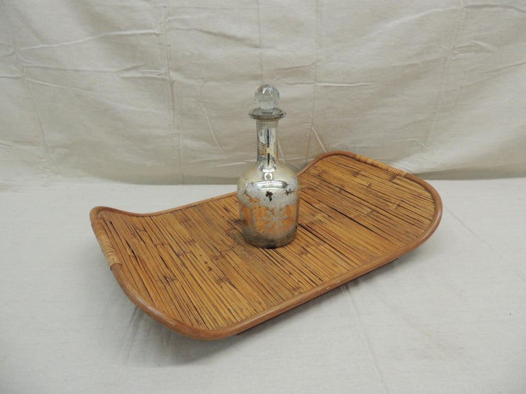 Large Bamboo Serving Tray For Sale at 1stDibs large bamboo serving