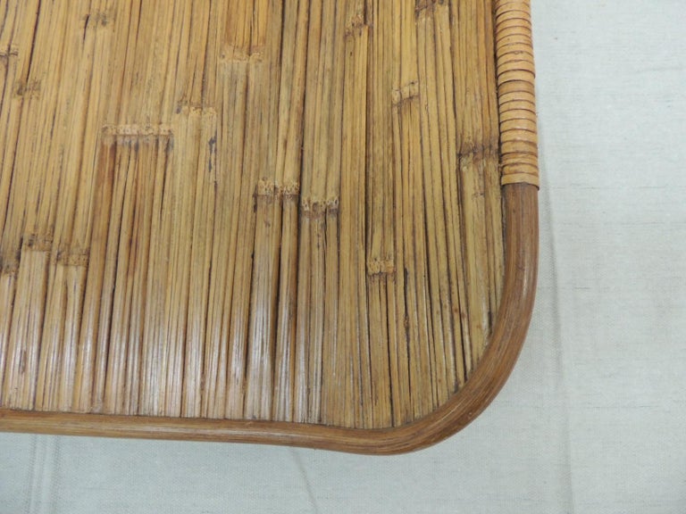 Large Bamboo Serving Tray For Sale at 1stDibs large bamboo serving