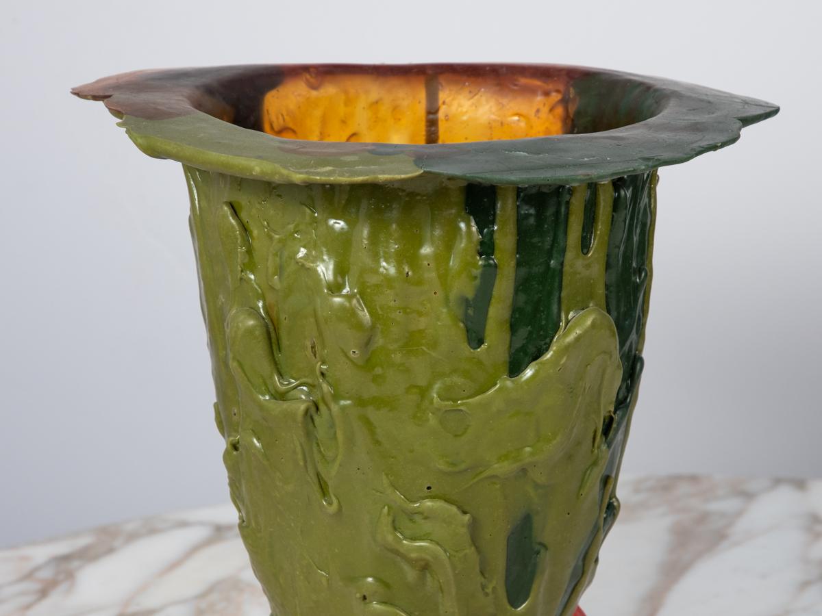 Molded Large Gaetano Pesce Amazonia Vase, Early Production For Sale