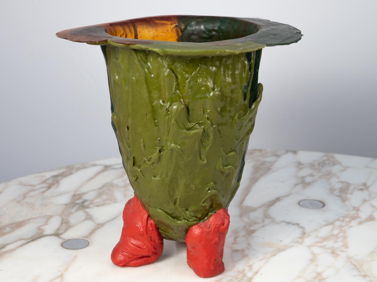 Resin Large Gaetano Pesce Amazonia Vase, Early Production For Sale