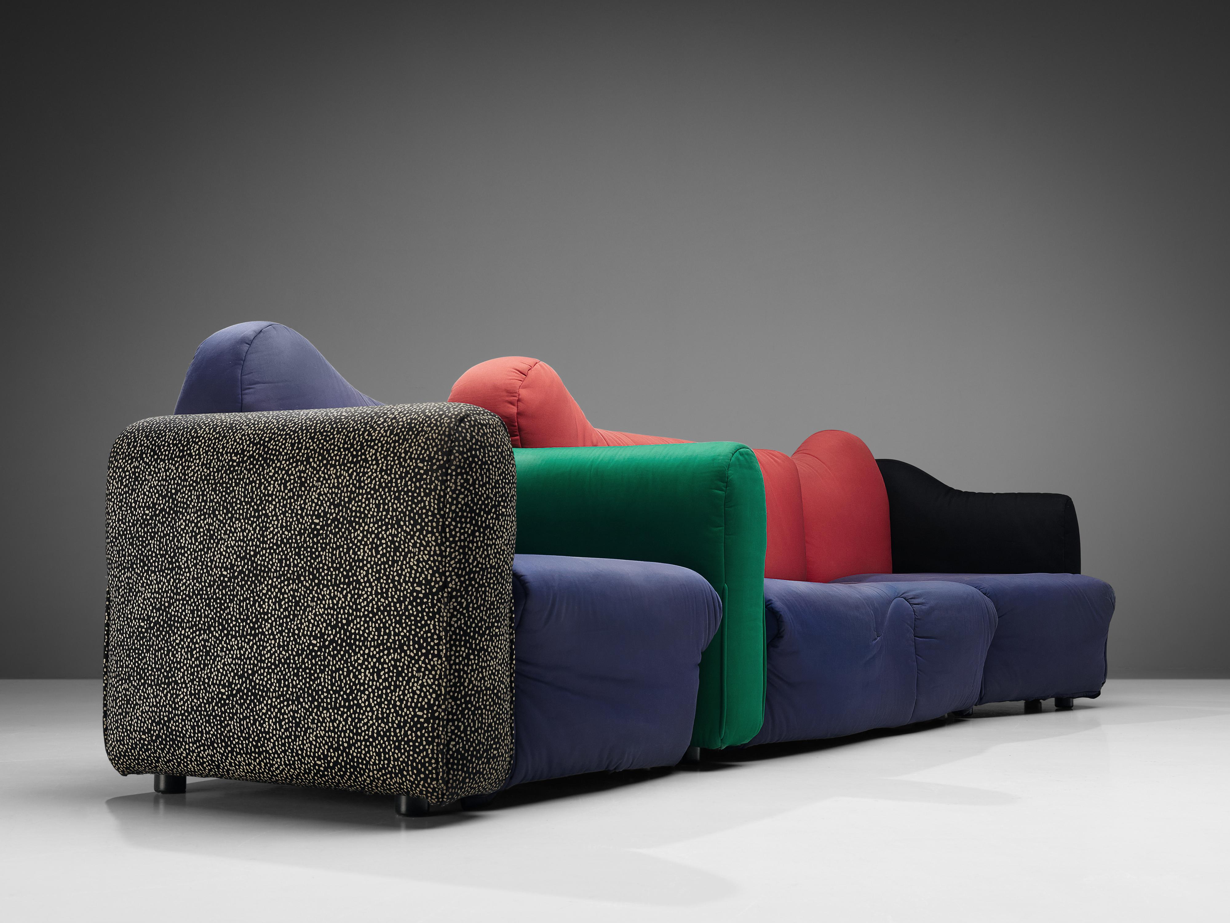 Post-Modern Large Gaetano Pesce for Cassina 'Cannaregio' Modular Sofa For Sale