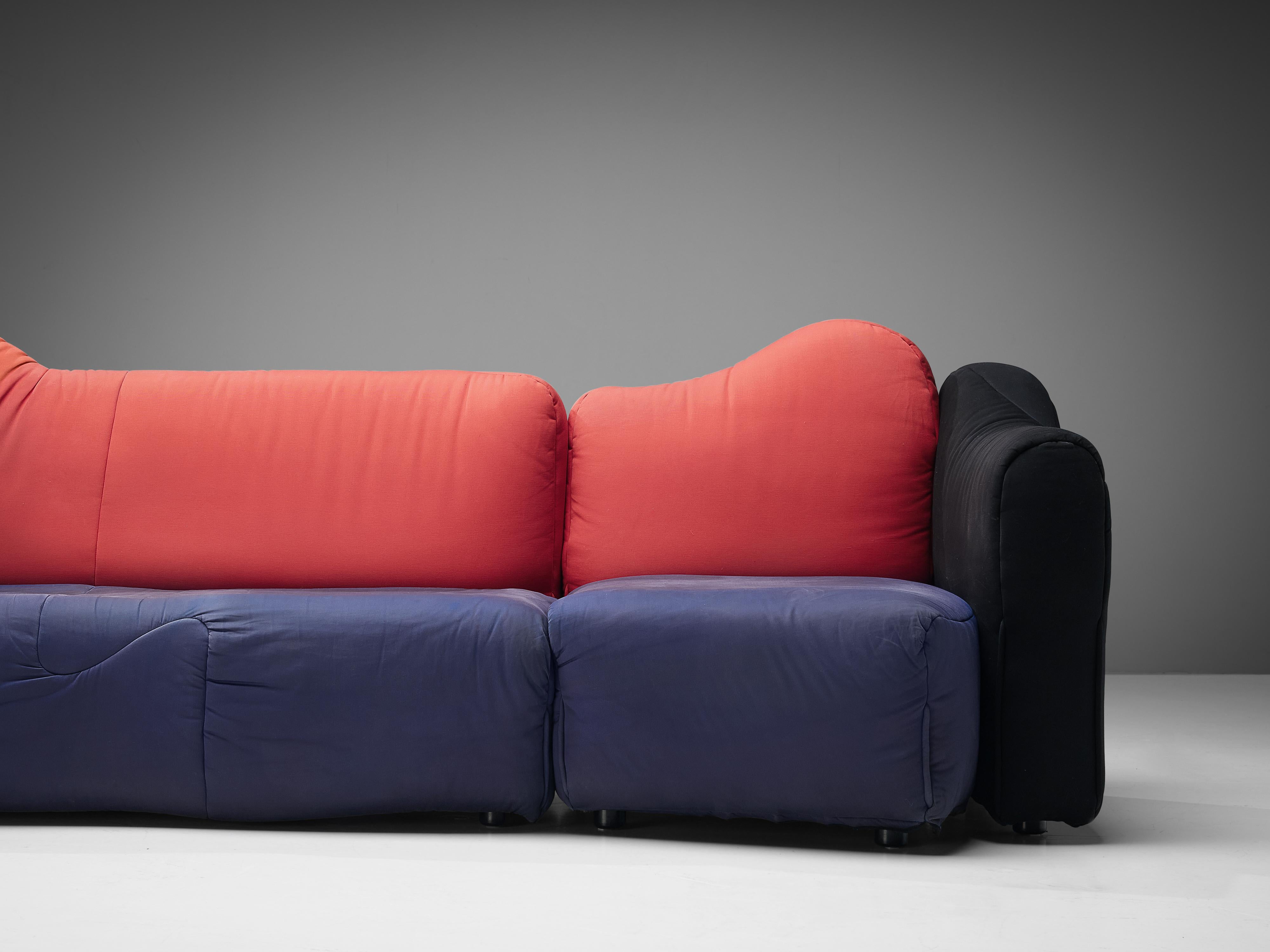 Late 20th Century Large Gaetano Pesce for Cassina 'Cannaregio' Modular Sofa For Sale