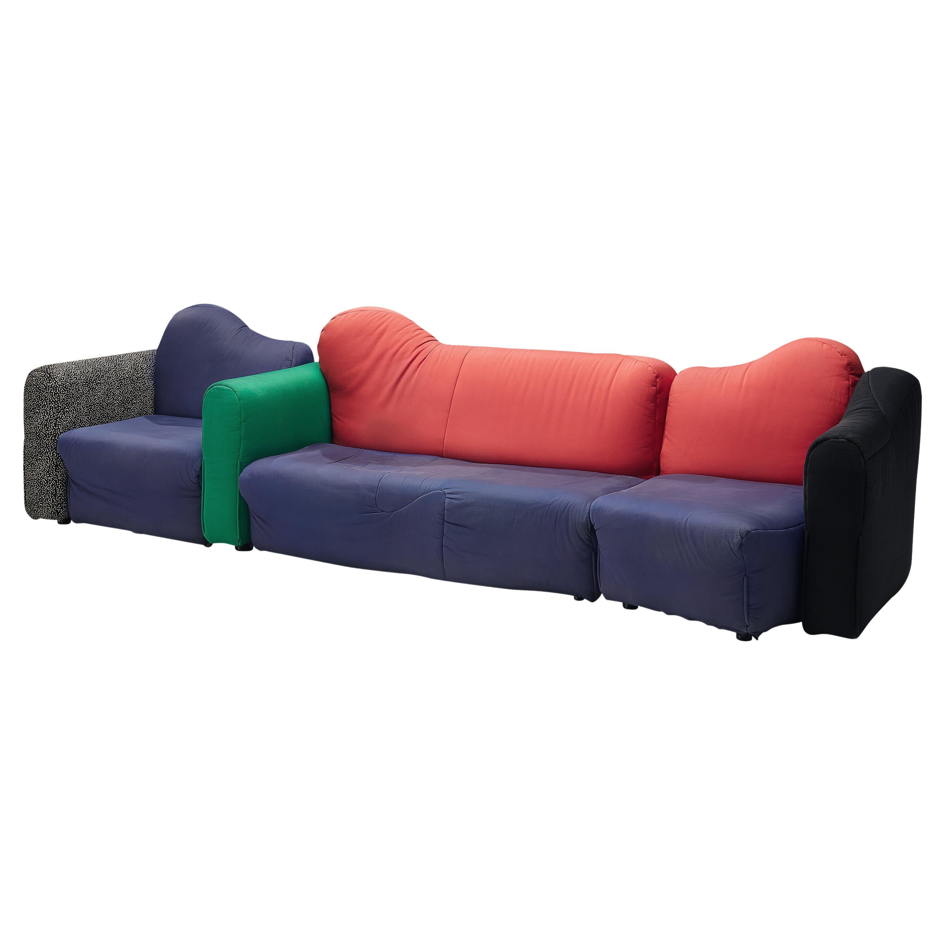 Large Gaetano Pesce for Cassina 'Cannaregio' Modular Sofa For Sale at  1stDibs | emily pesce, piglet sofa marzio