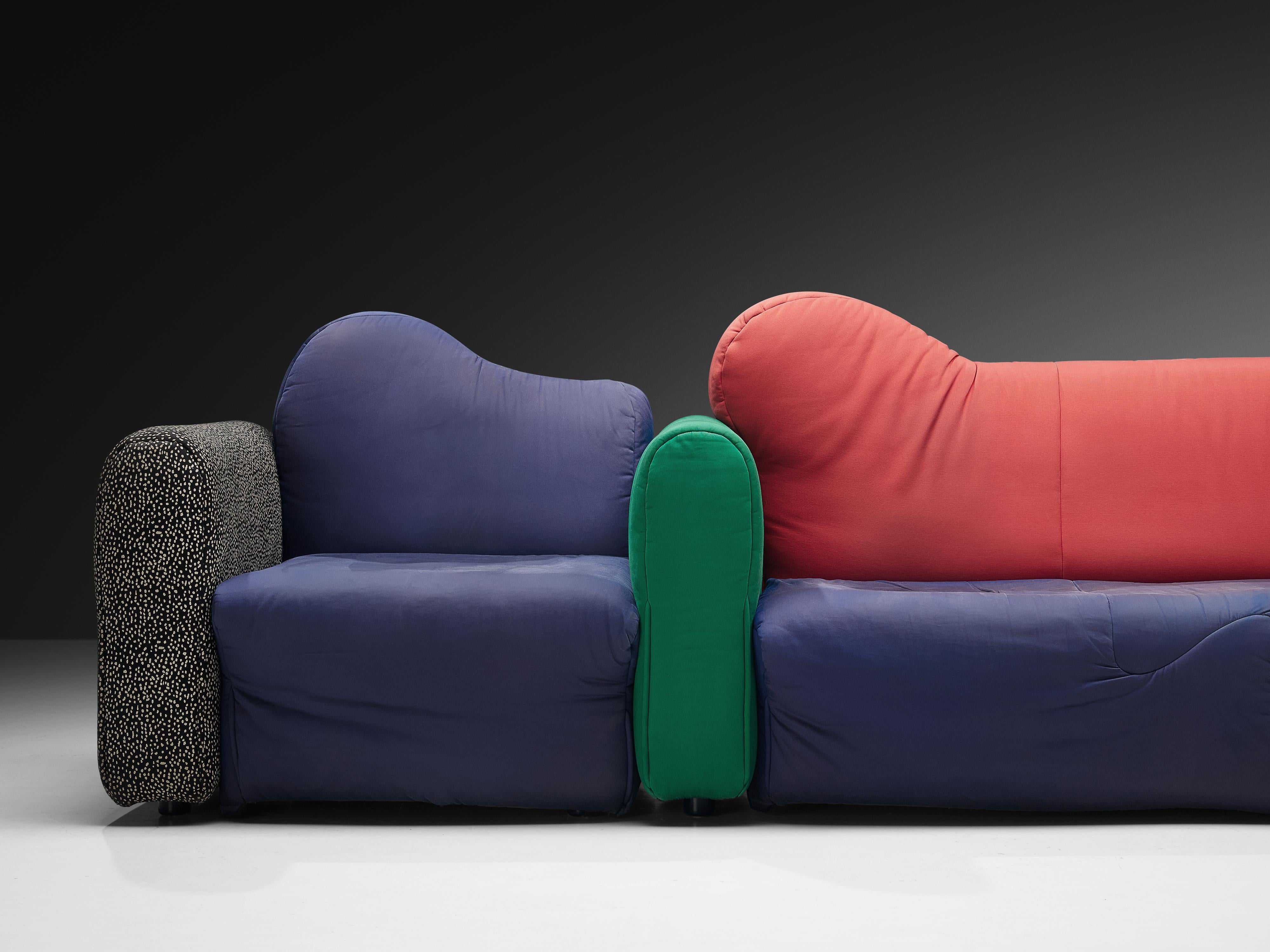 Postmoderne Large Gaetano Pesce for Cassina 'Cannaregio' Modular Sofa en vente