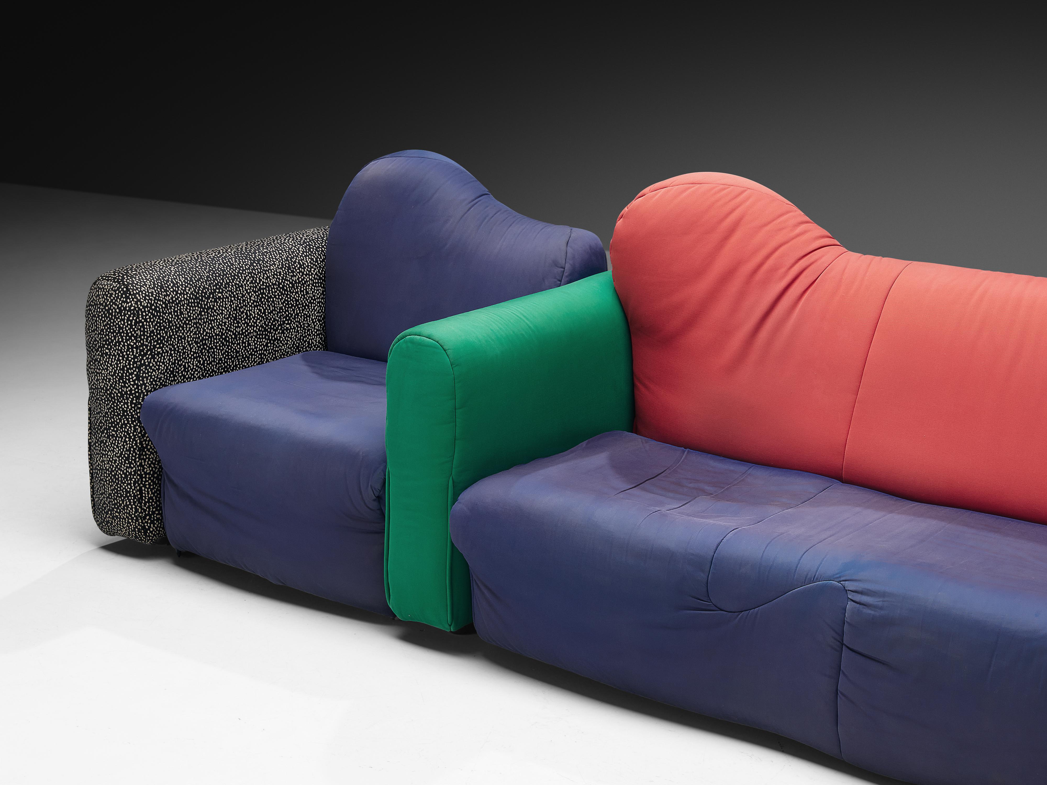 Large Gaetano Pesce for Cassina 'Cannaregio' Modular Sofa Bon état - En vente à Waalwijk, NL