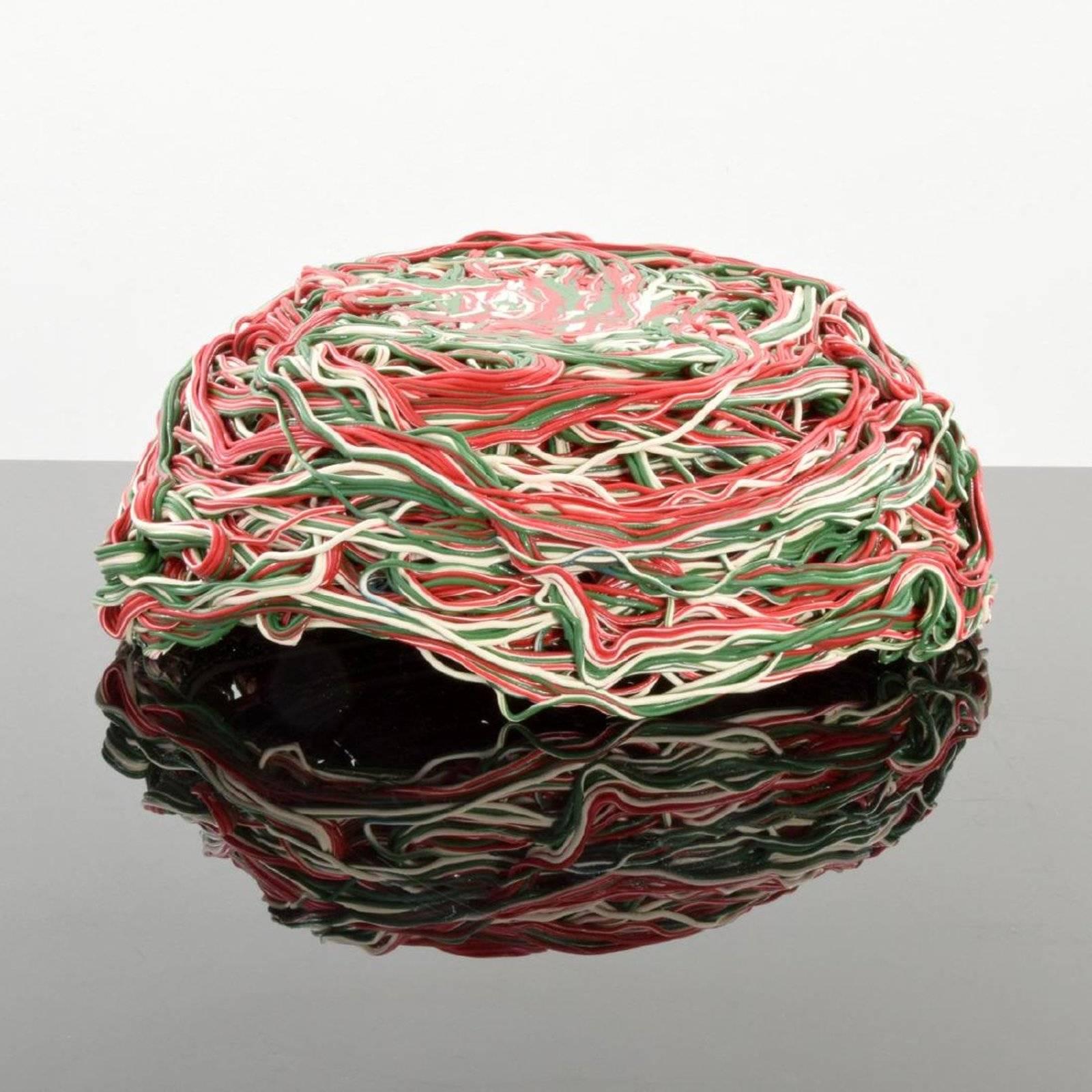 Large Gaetano Pesce Spaghetti Bowl/Basket In Good Condition For Sale In West Palm Beach, FL