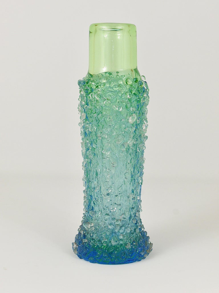 Large Galaxy Art Glass Studio Vase by Miloslava Svobodová for Škrdlovice, 1970s For Sale at 1stdibs