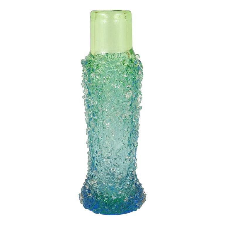 Large Galaxy Art Glass Studio Vase by Miloslava Svobodová for Škrdlovice, 1970s For Sale at 1stDibs