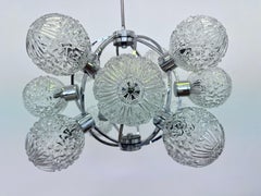 Large Galaxy Space age Sputnik Chandelier by Richard Essig - Germany, 1970s