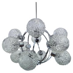 Vintage Large Galaxy Space age Sputnik Chandelier by Richard Essig - Germany, 1970s