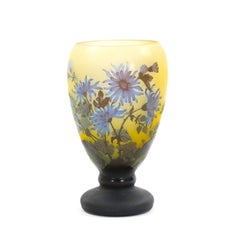 Large Galle Art Nouveau Cameo Glass Vase