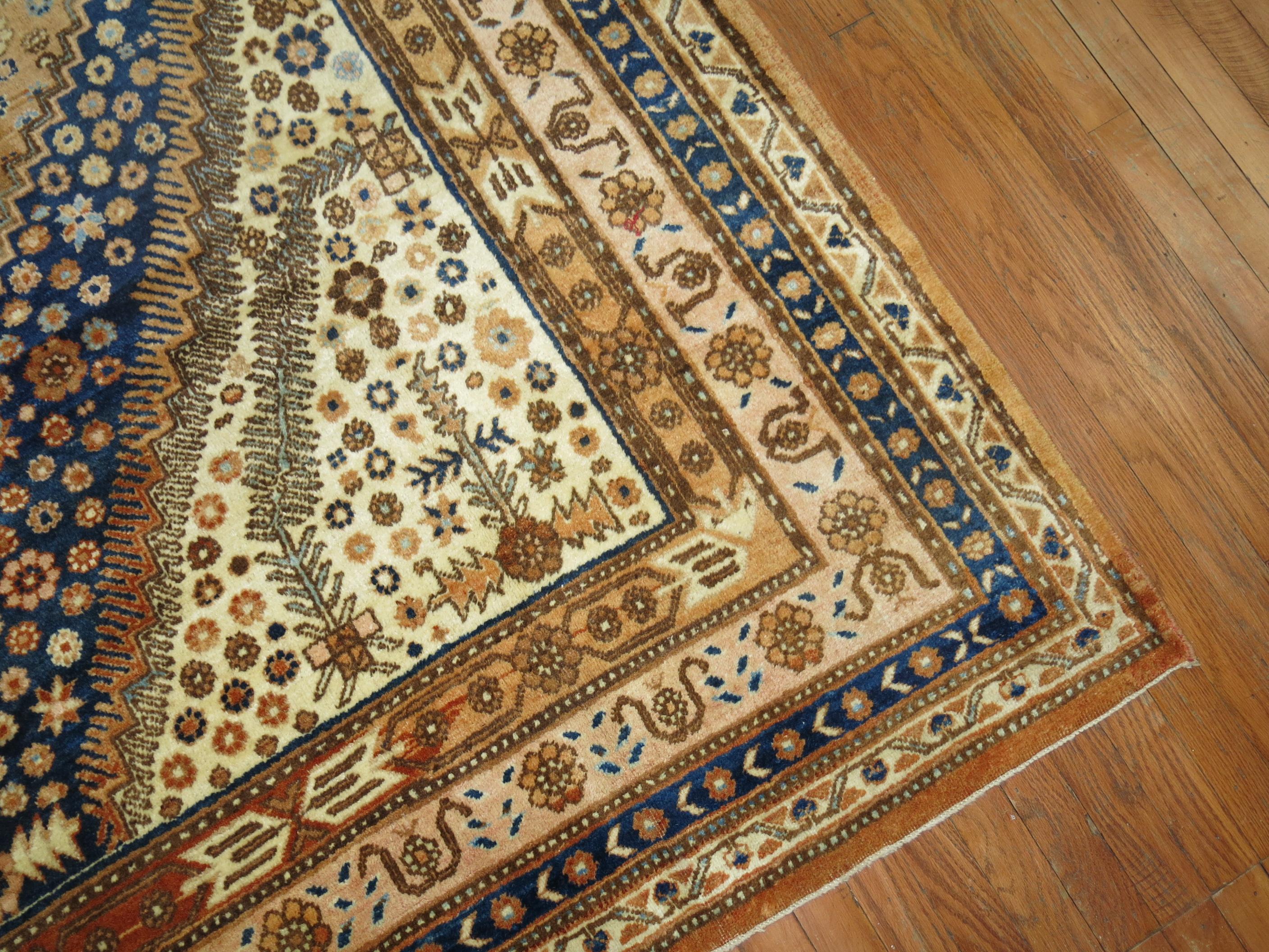 East Turkestani Large Gallery Size Khotan Rug For Sale