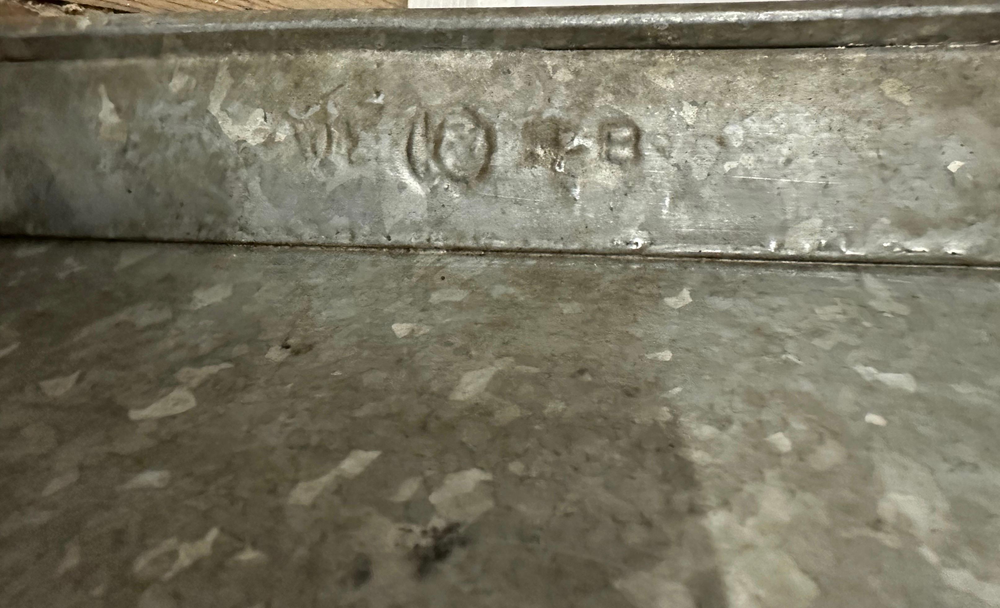 galvanized steel trough