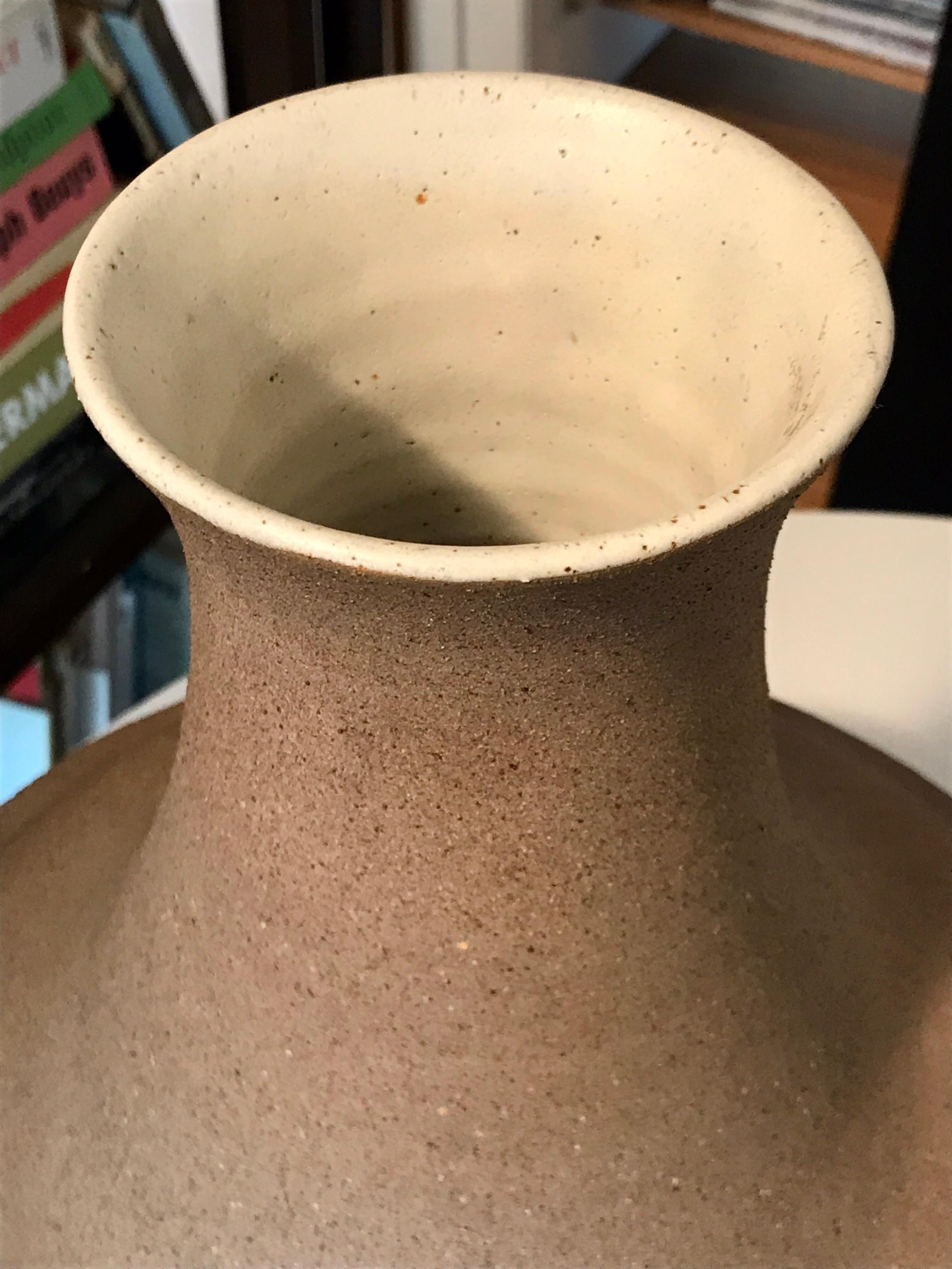Italian Gambone Italy Large Stoneware Vase