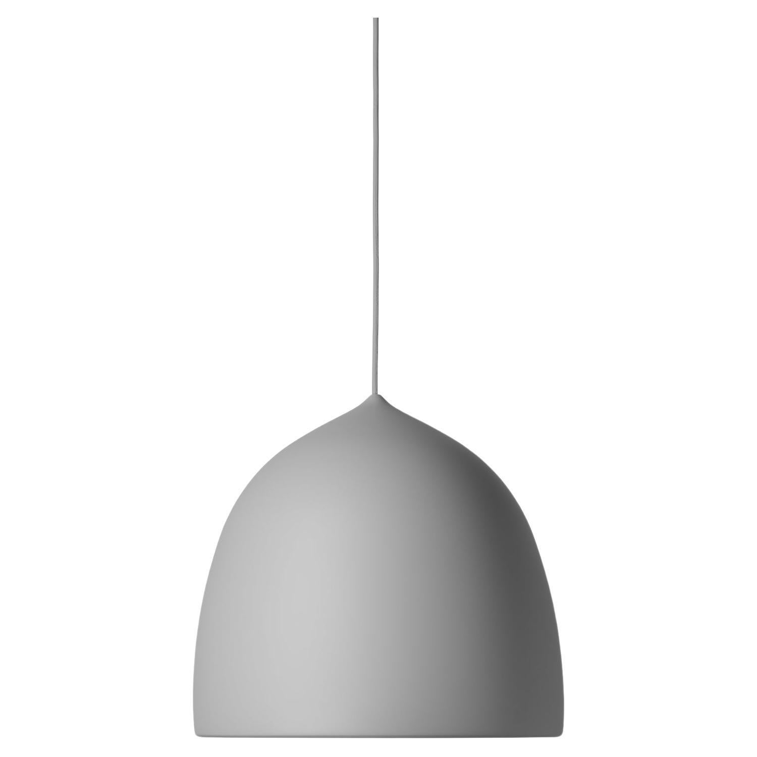 Large GamFratesi 'Suspence P2' Pendant Lamp for Fritz Hansen in Light Gray For Sale