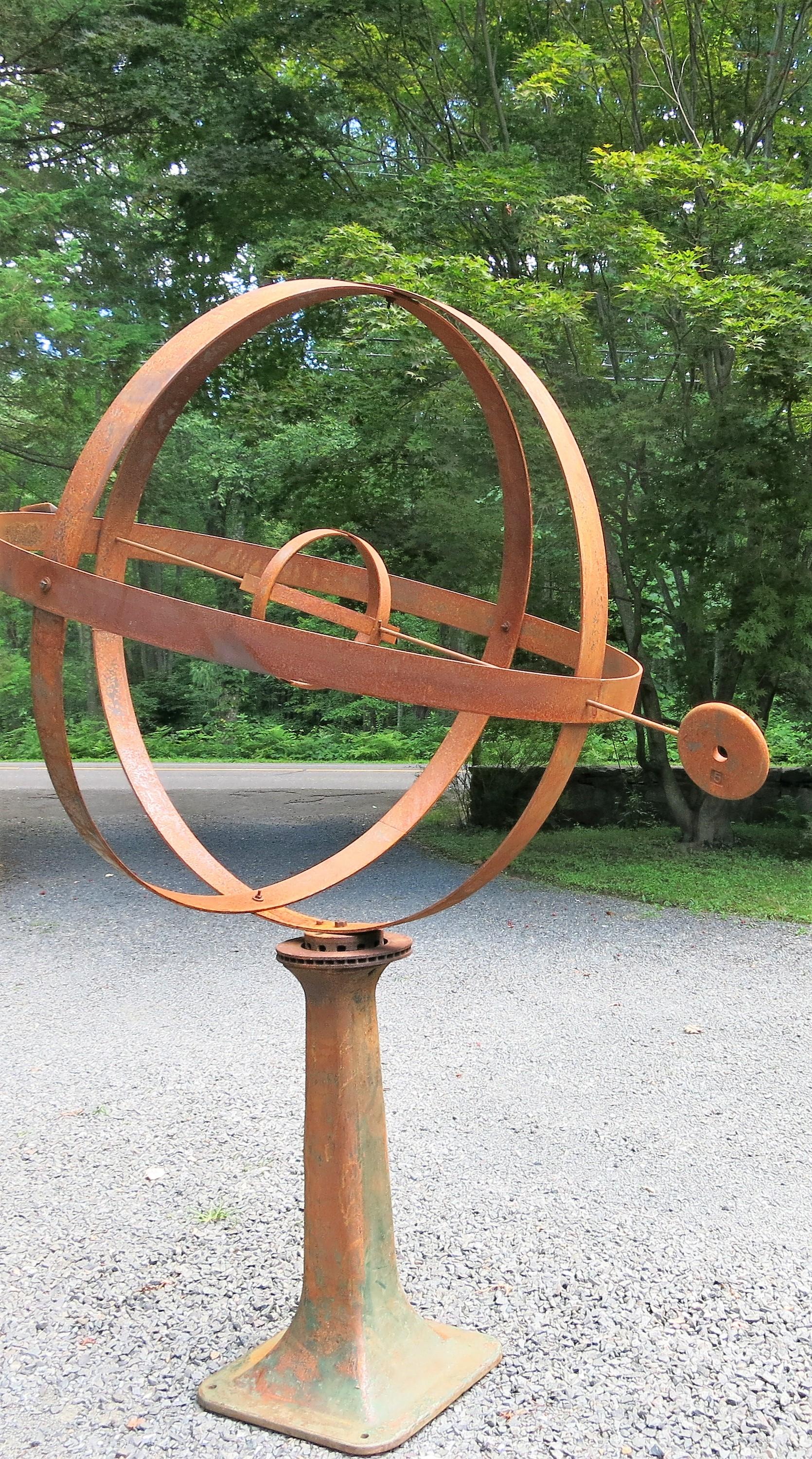 armillary garden sculpture