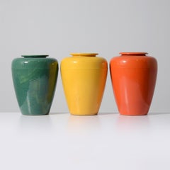 Large Garden City Pottery Vases / Oil Jars, 18"H