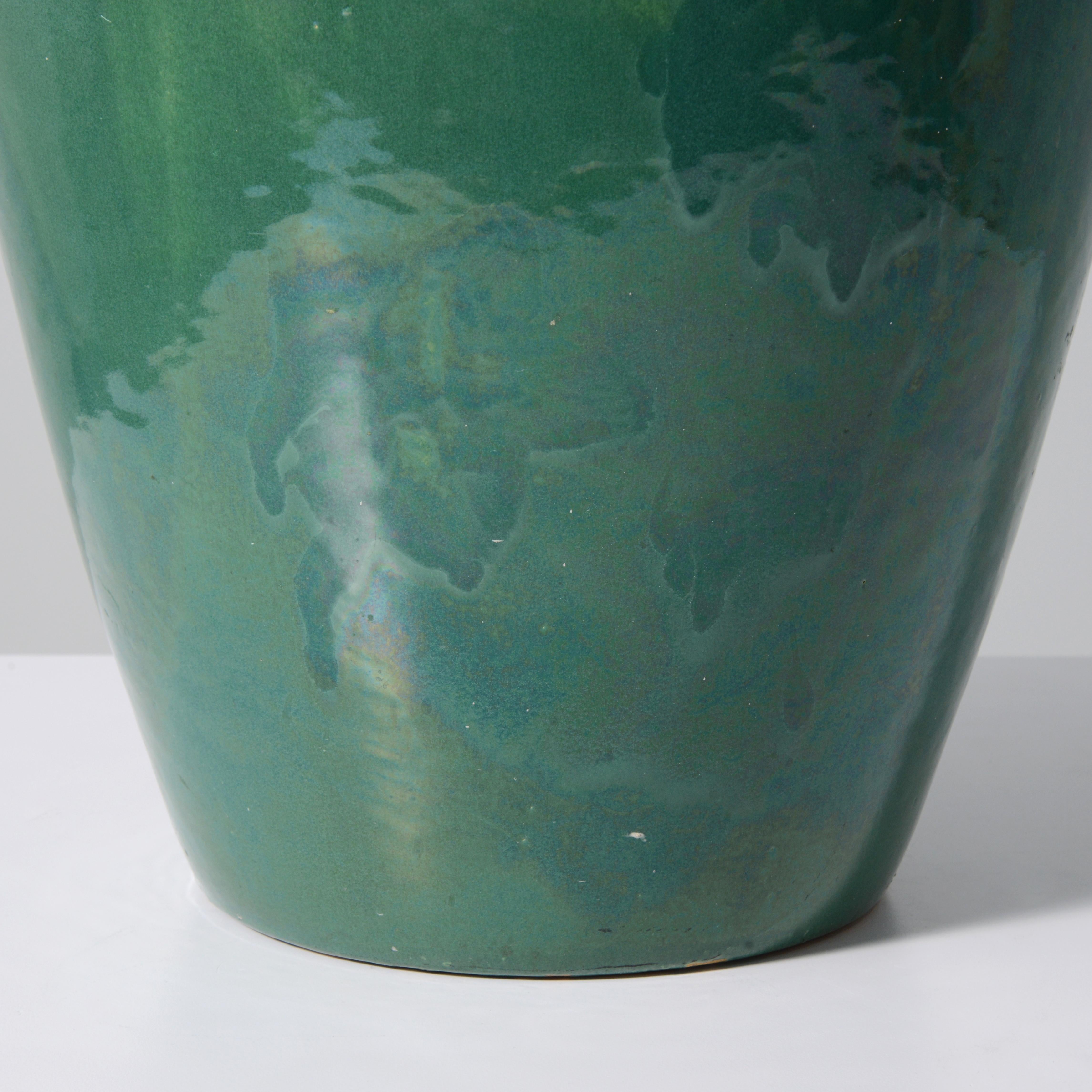 Américain Grands vases / jarres à huile de Garden City Pottery, 18 