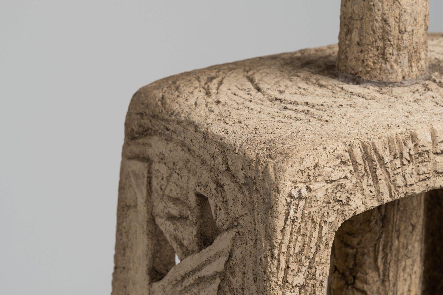 Large garden sculpture on rotating base France 1960s For Sale 5