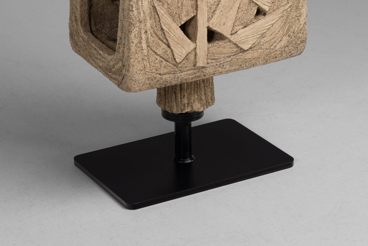 Large garden sculpture on rotating base France 1960s For Sale 6