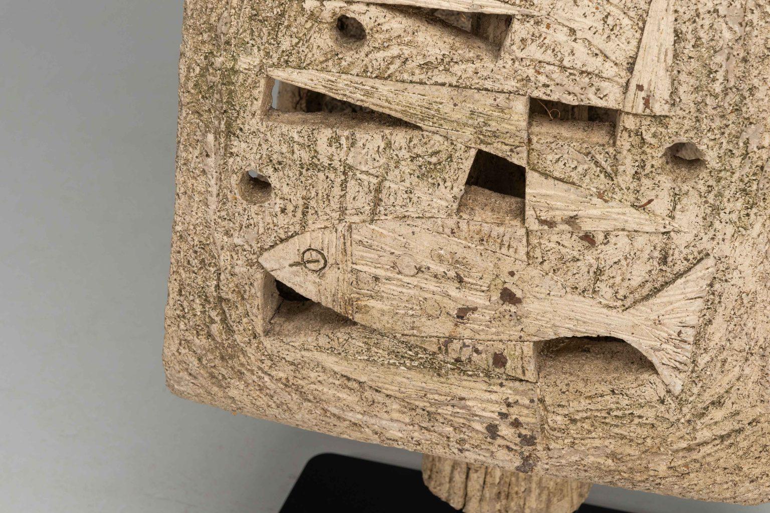 Large garden sculpture on rotating base France 1960s For Sale 8