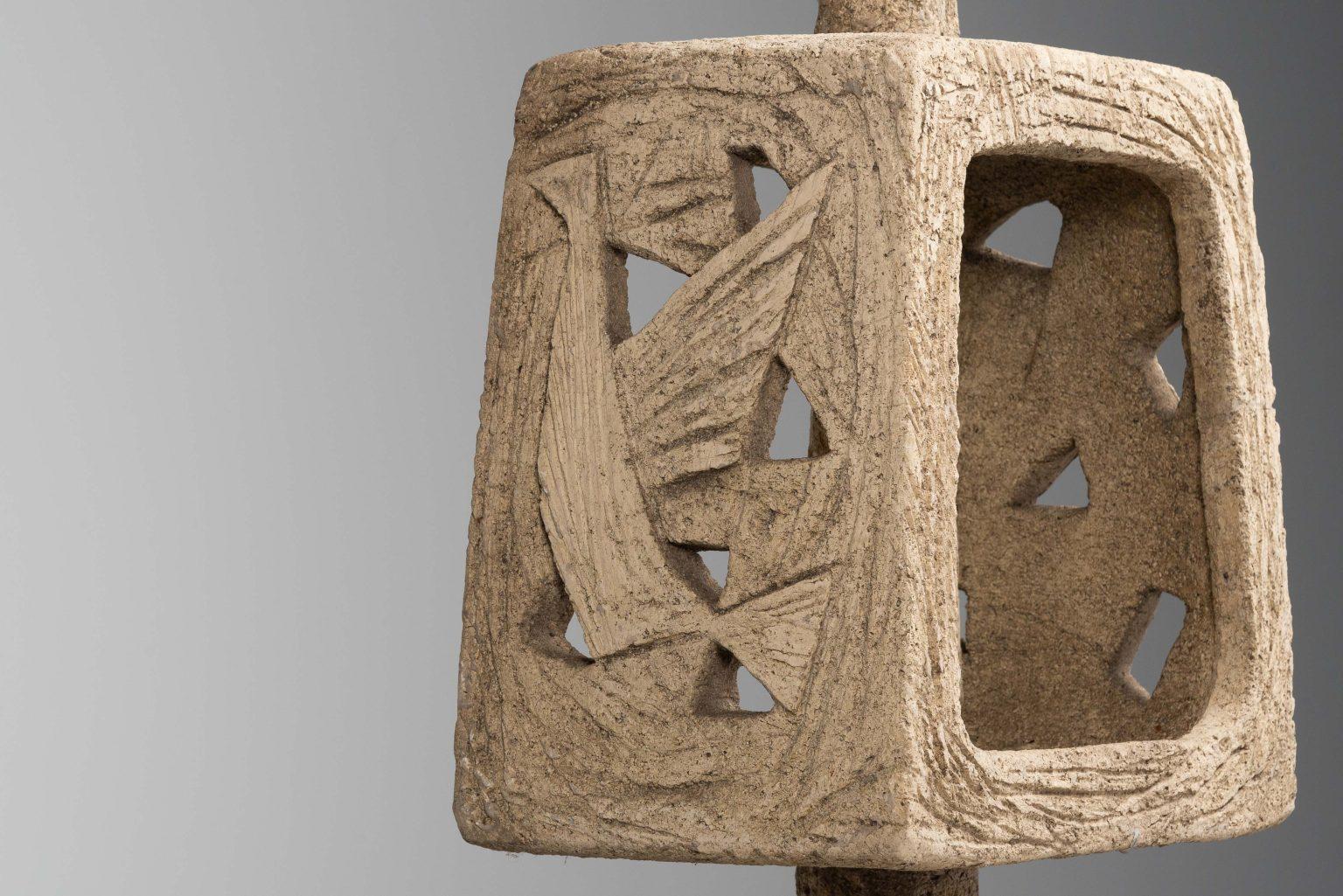 Large garden sculpture on rotating base France 1960s For Sale 10