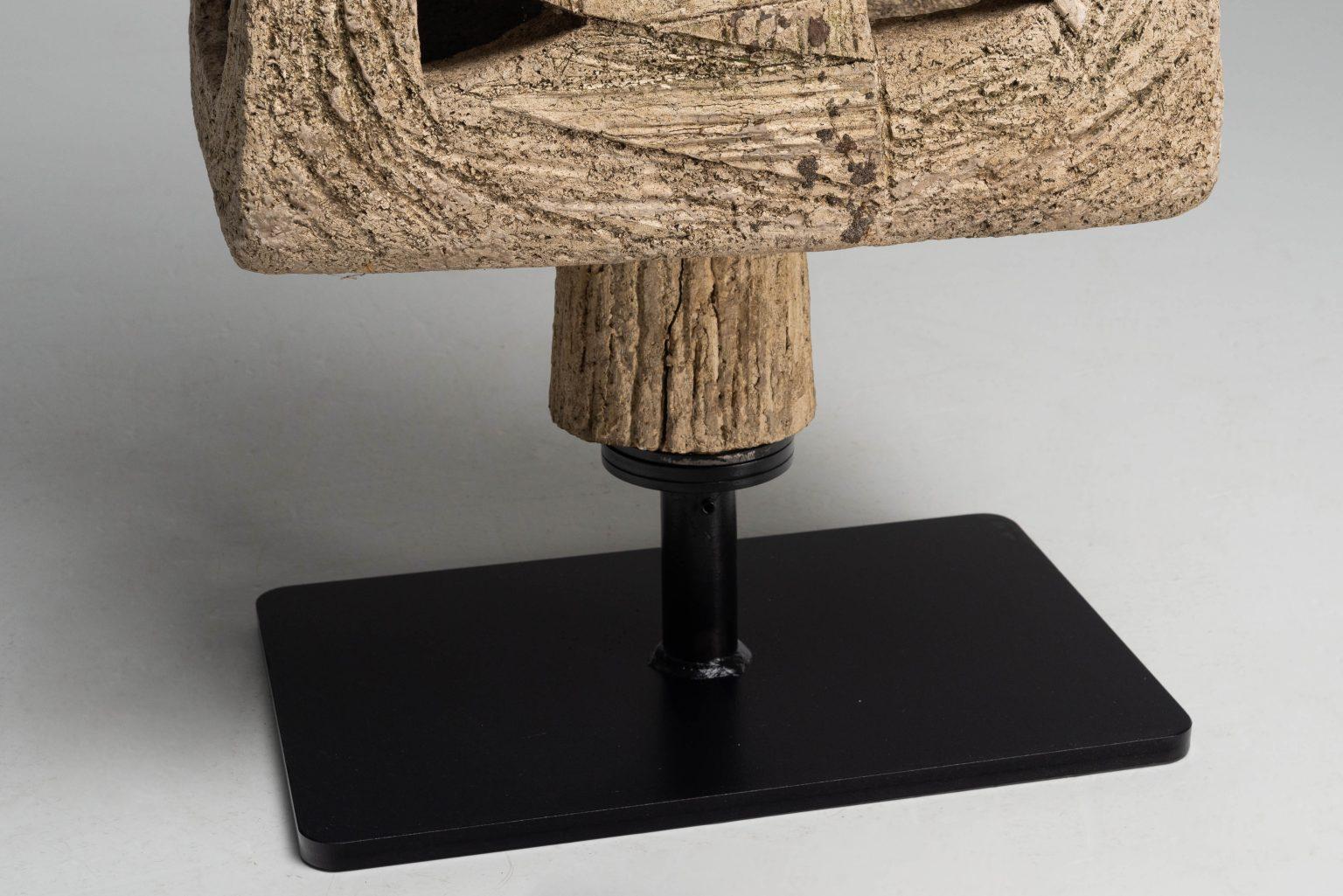 Large garden sculpture on rotating base France 1960s For Sale 12