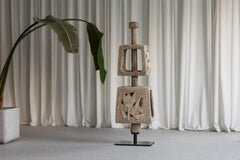 Large garden sculpture on rotating base France 1960s