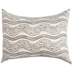 Large Garden Stripe Pillow by Antoinette Poisson, 100% Cotton