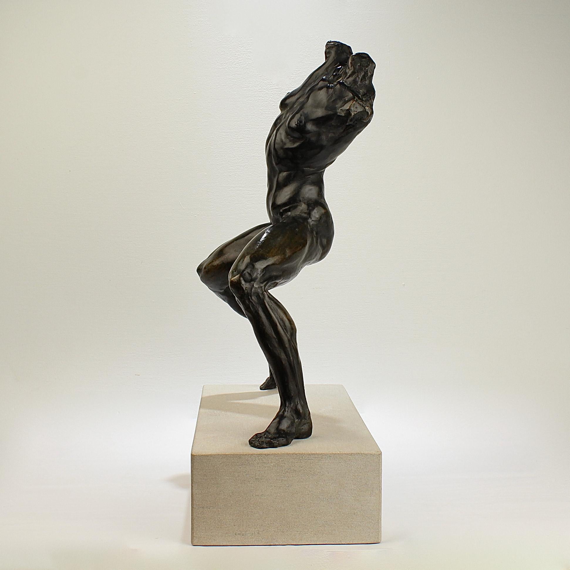 Large Gary Weisman Bronze Sculpture of a Female Nude 2